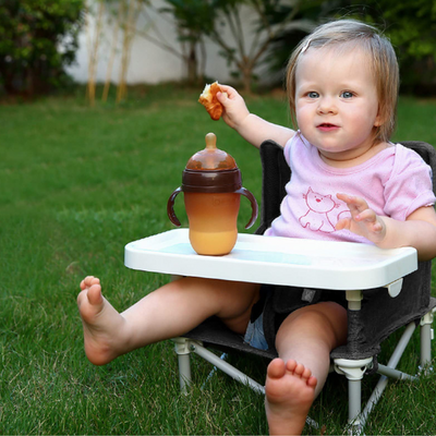כיסא אוכל לתינוק מתקפל ונייד