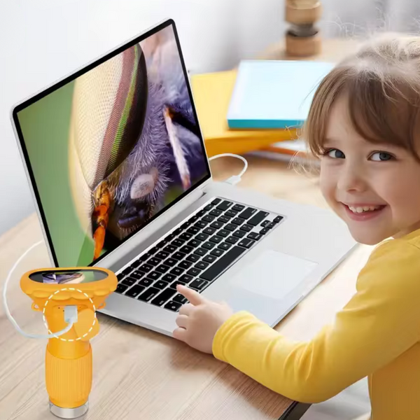 🔬 מיקרוסקופ כיס לחקירה – ההשקעה הכי חכמה בילד שלך!