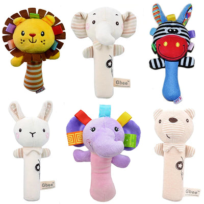 רעשנים רכים לתינוקות