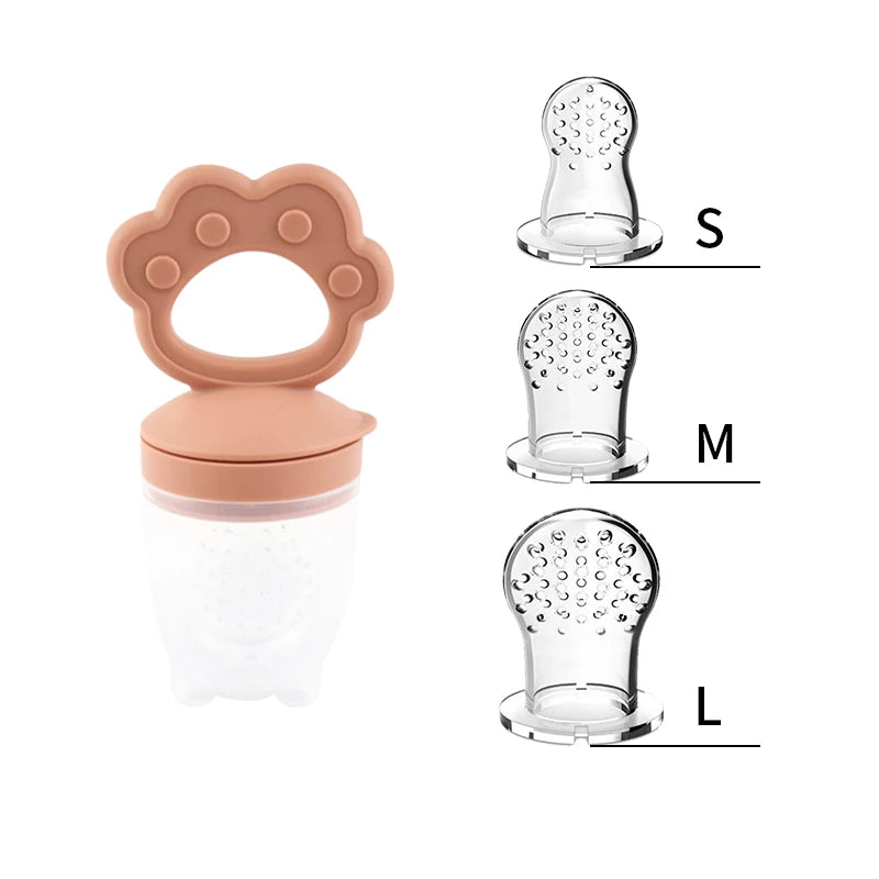 מוצץ סיליקון לפירות לתינוקות