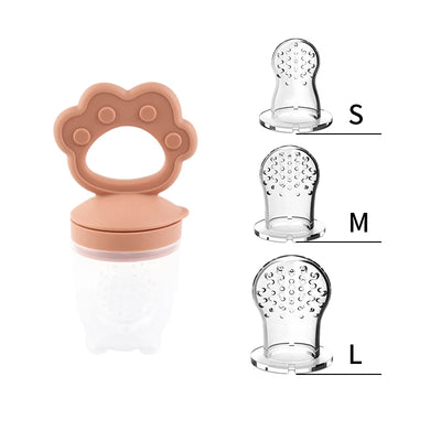 מוצץ סיליקון לפירות לתינוקות