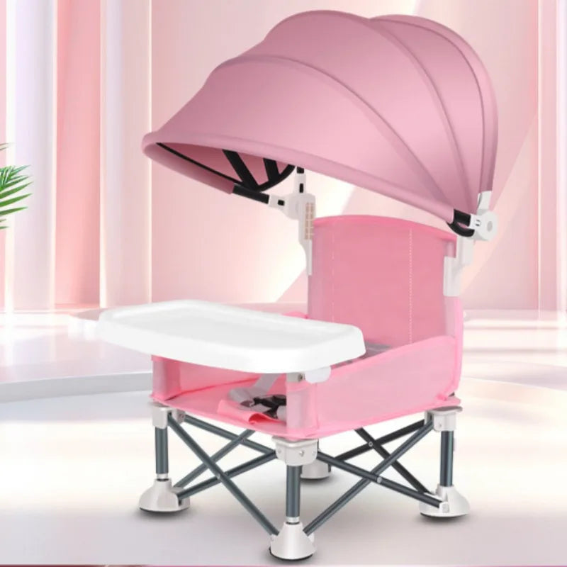 כיסא אוכל לתינוק מתקפל ונייד