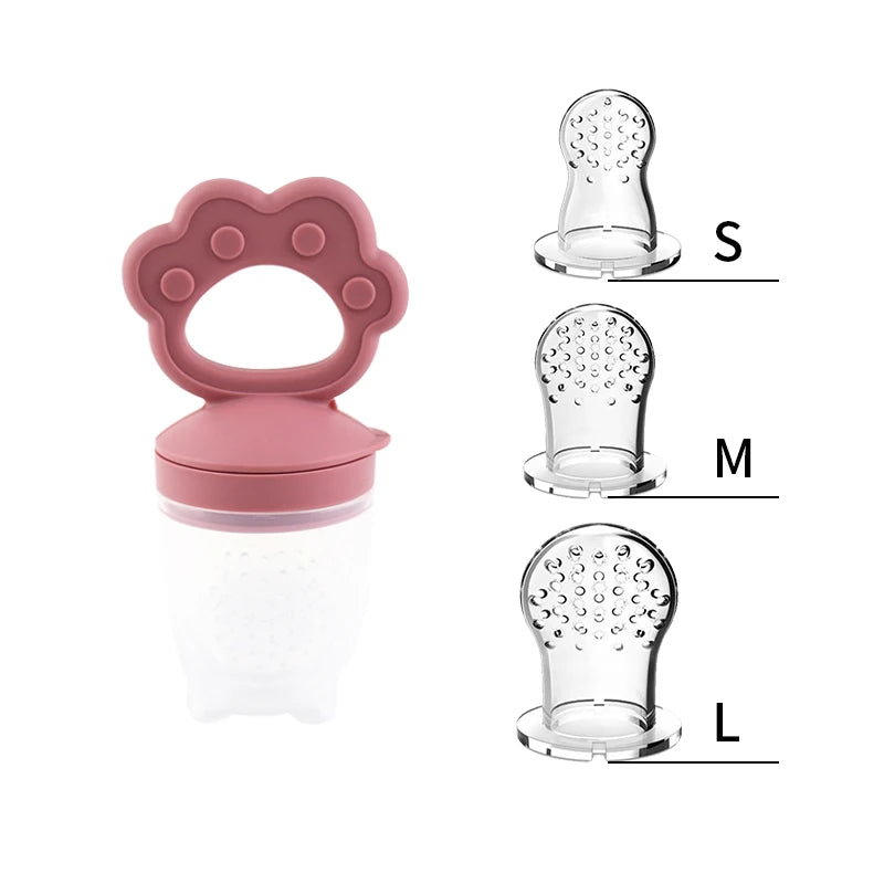 מוצץ סיליקון לפירות לתינוקות