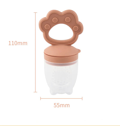 מוצץ סיליקון לפירות לתינוקות