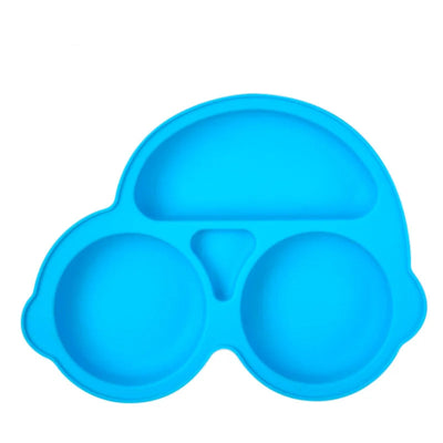 צלחת סיליקון לתינוקות עם חלוקה חכמה